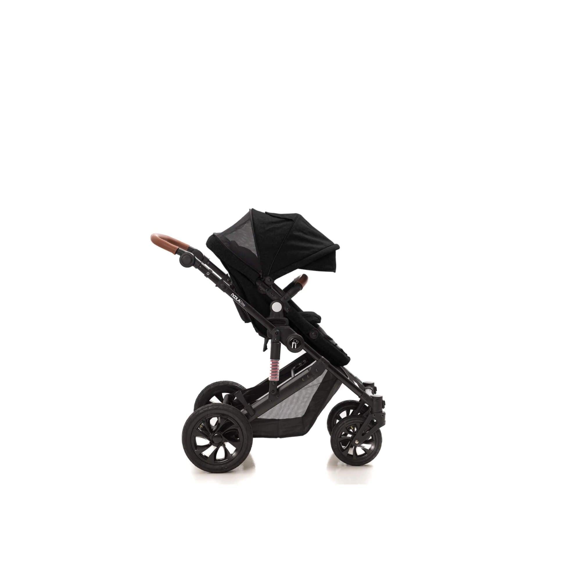 Black linen sale deluxe stroller system