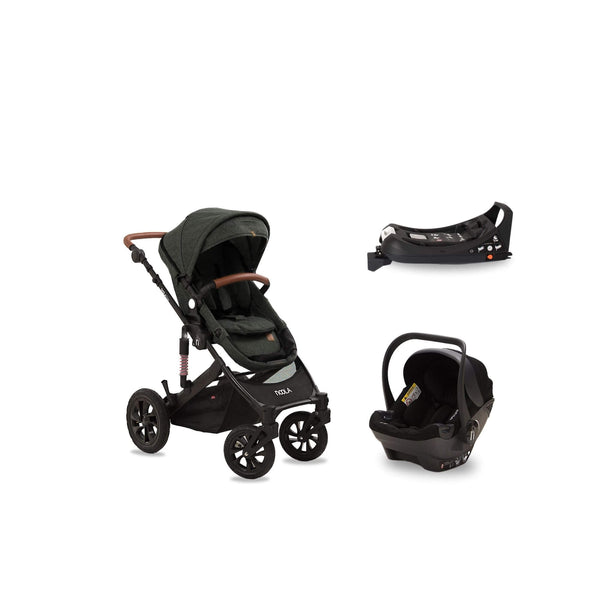 elite 4in1 baby toddler stroller pram travel system french olive