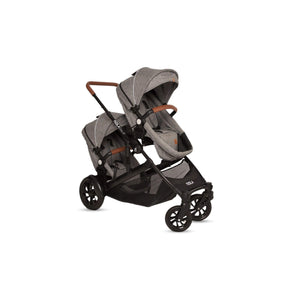 noola elitex2 2in1 twin travel system lunar grey baby pram stroller