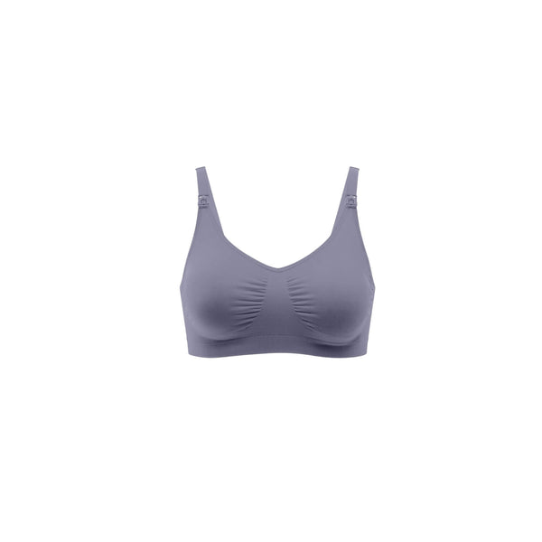 noola seamless super stretch nursing bra maternity belts support grey