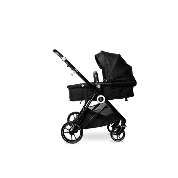 noola luxe 2in1 baby stroller midnight black