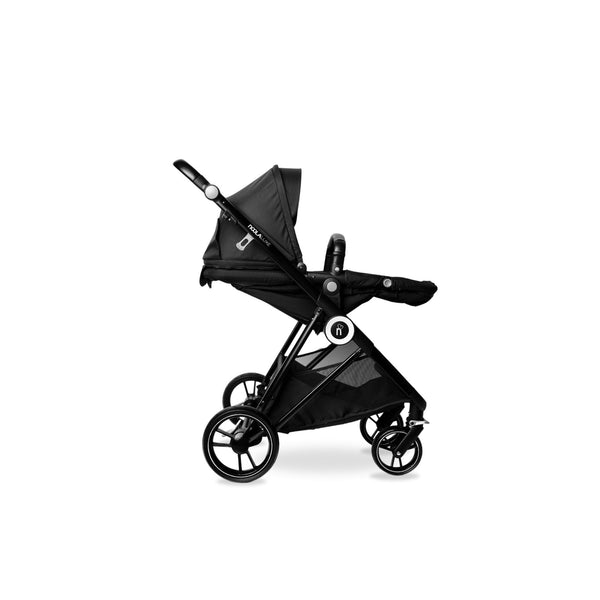 noola luxe 2in1 baby stroller midnight black