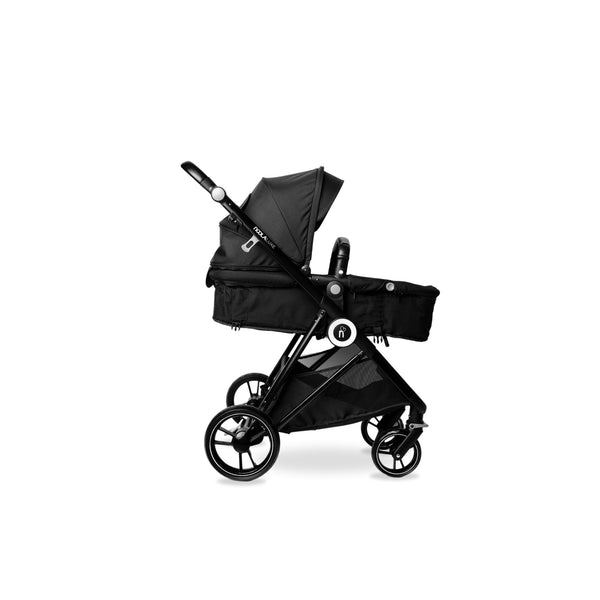 noola luxe 2in1 baby stroller midnight black