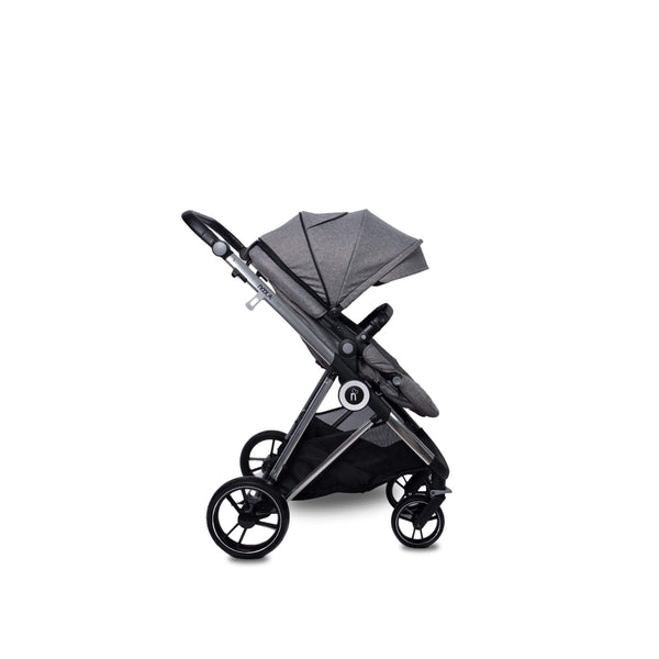 noola luxe 5in1 baby toddler pram stroller travel system grey