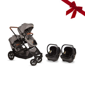 noola elitex2 4in1 twin all-terrain travel system lunar grey baby stroller pram