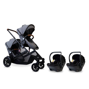 noola elitex2 4in1 twin all-terrain travel system lunar grey baby stroller pram