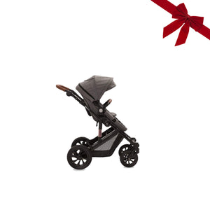 noola elite 2in1 baby toddler stroller pram lunar grey