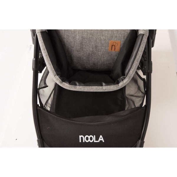 noola elitex2 2in1 twin travel system lunar grey baby stroller