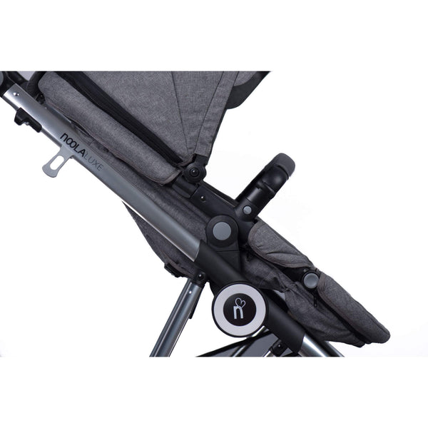 noola luxe 3in1 stroller pram travel system lunar grey