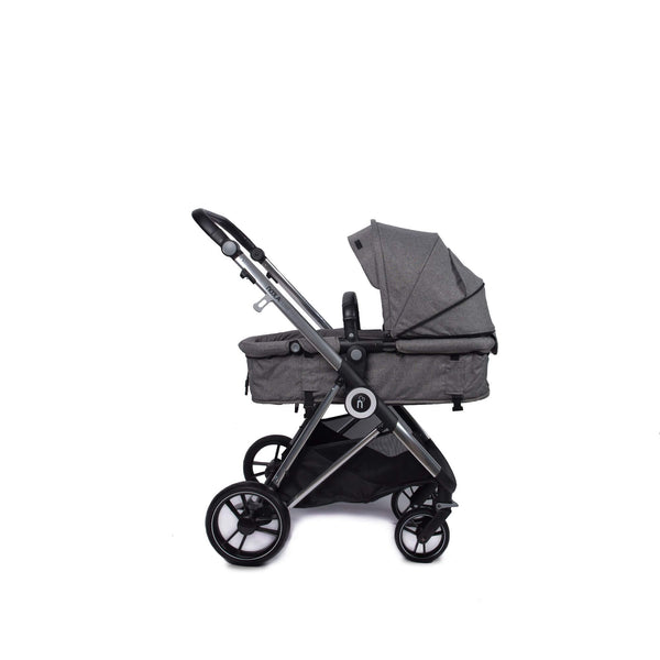 noola luxe baby pram stroller lunar grey