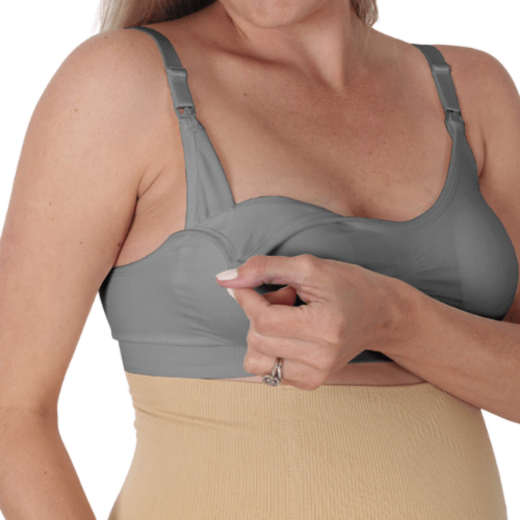 Noarlalf nursing bras Women's Pregnant Women's Feeding Bra Front Open Cup  Gathered Breathable Comfortable Skin Friendly Soft Underwear Bra bras for