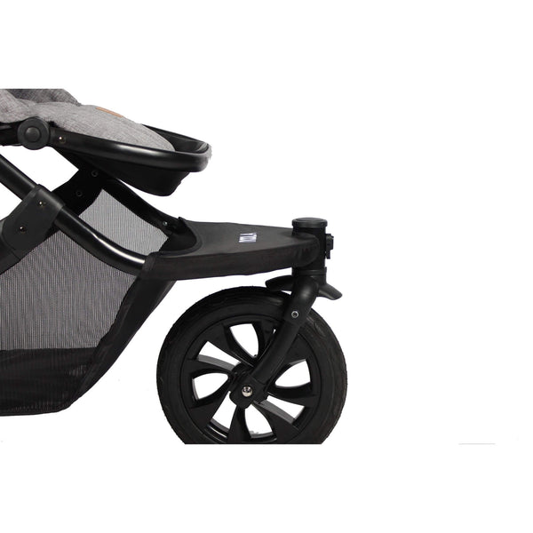 noola sprint 4in1 travel system with isofix lunar grey baby stroller