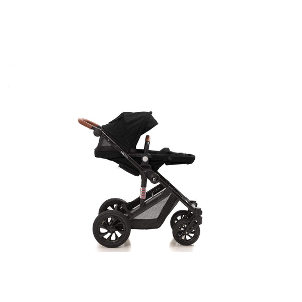 elite 5in1 baby toddler stroller pram travel system black 