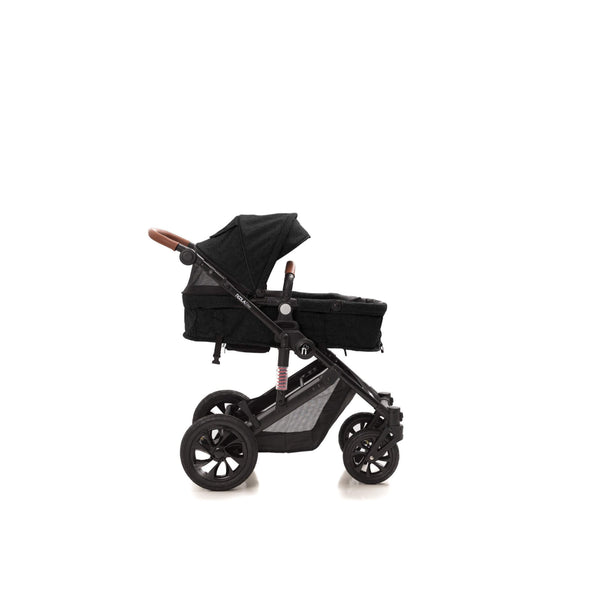 elite 4in1 baby toddler stroller pram travel system midnight black