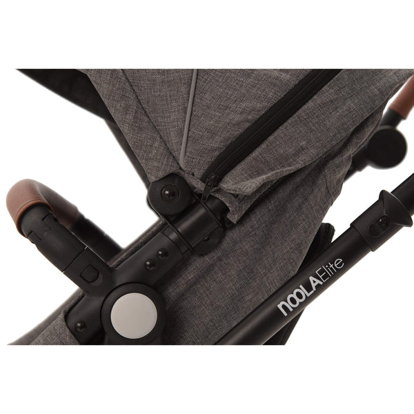 noola the elite 5in1 travel system lunar grey baby stroller